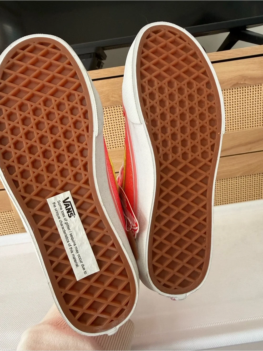 Vans - size 3 - NWT sk8 hi zip neon glitter sneakers